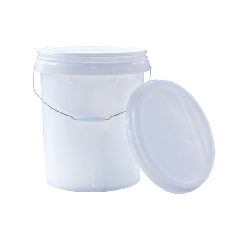 Custom 5 Gallon Empty Bucket PP 5L 10L 15L 20L Printed Paint Food Grade Oil Ice Cream Packaging Plastic Bucket