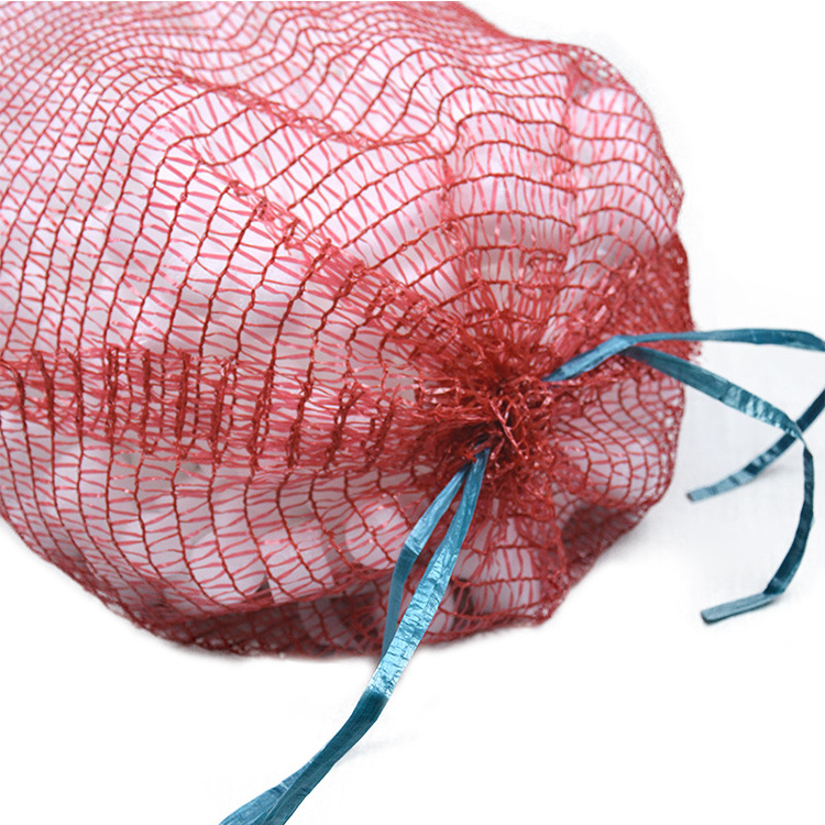 Reasonable Price Custom PP Drawstring Vegetable Packing Lemon Onion  Mesh Bag