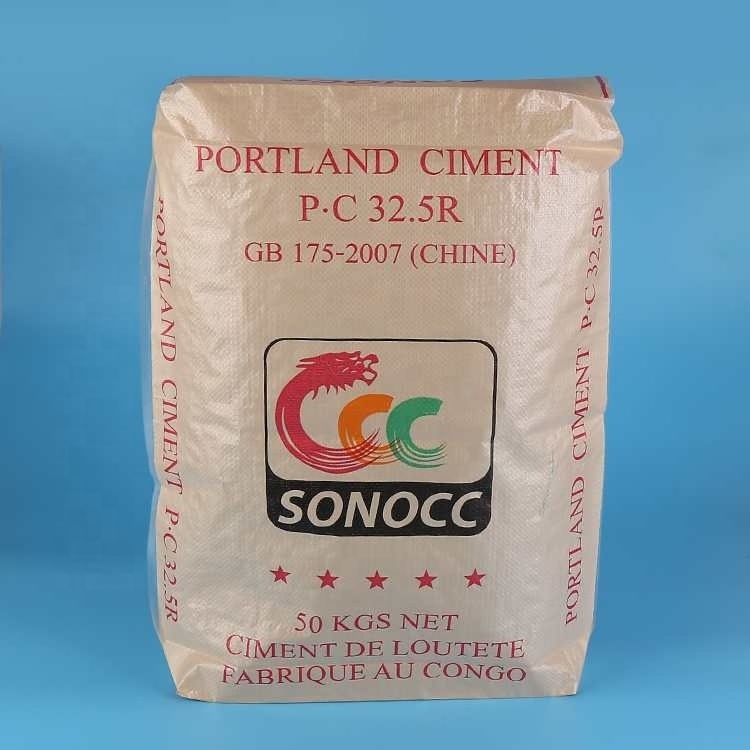 custom 20kg 25kg kraft paper valve cement bag   cement paper bag pasted valve paper bags