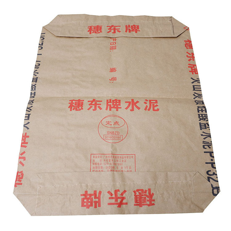 50KG Kraft Empty Cement Paper Bag