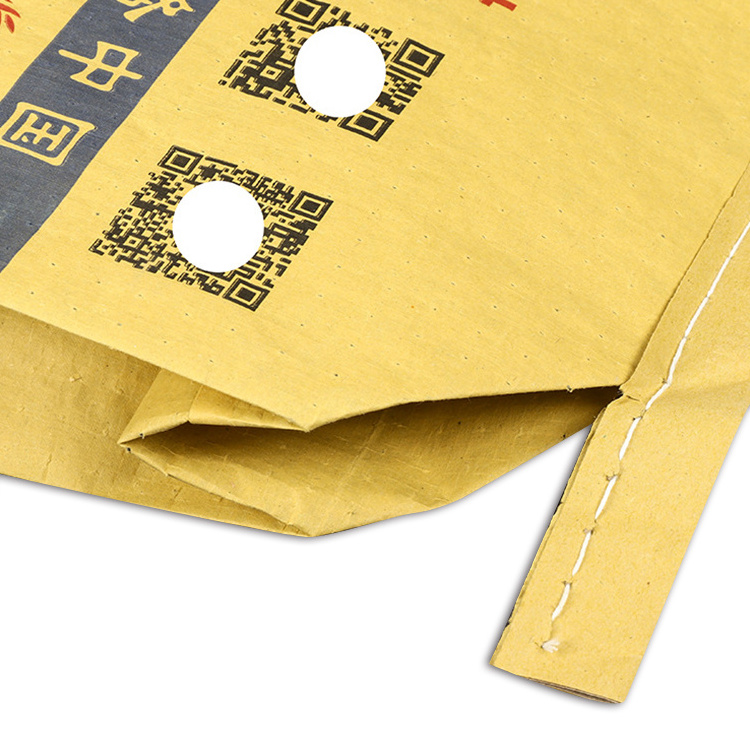 custom 20kg 25kg kraft paper valve cement bag   cement paper bag pasted valve paper bags