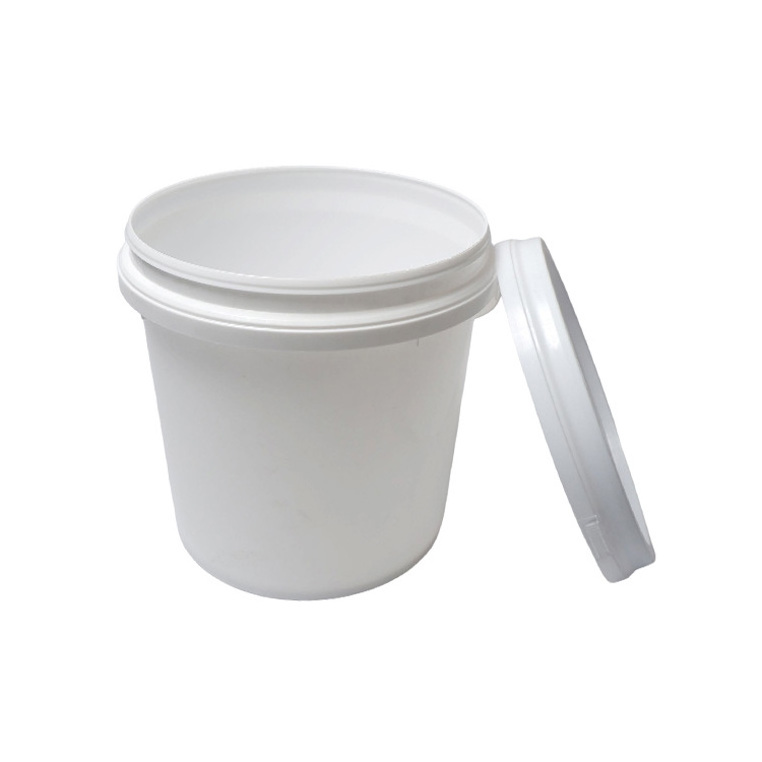 1L-10L Round Custom Printed Candy Cookie Clear Plastic Bucket With Leak Proof Lid