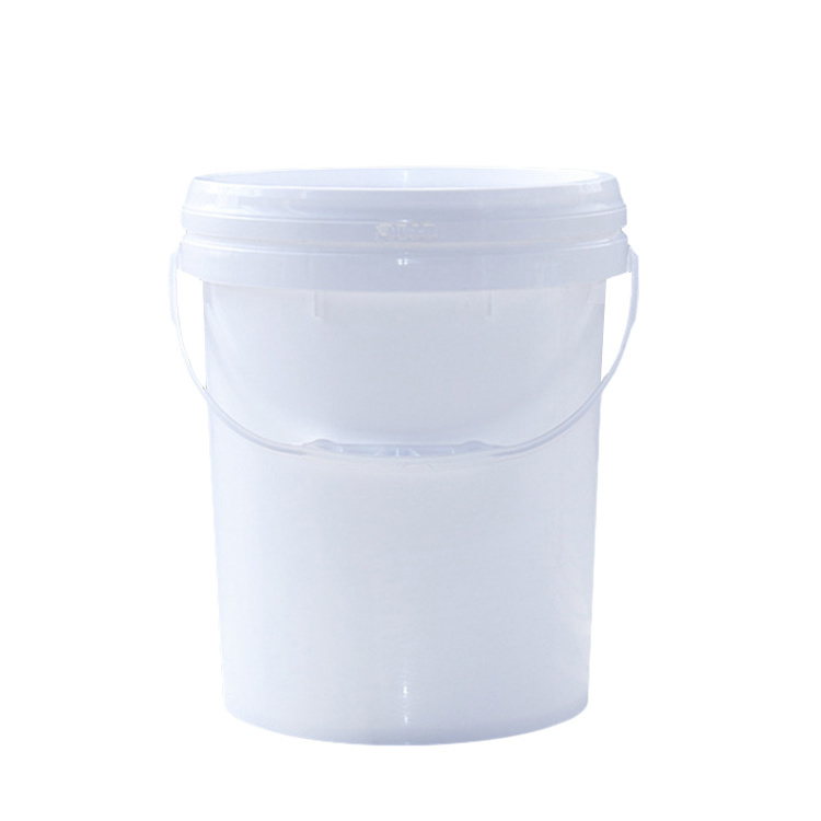 Custom 5 Gallon Empty Bucket PP 5L 10L 15L 20L Printed Paint Food Grade Oil Ice Cream Packaging Plastic Bucket