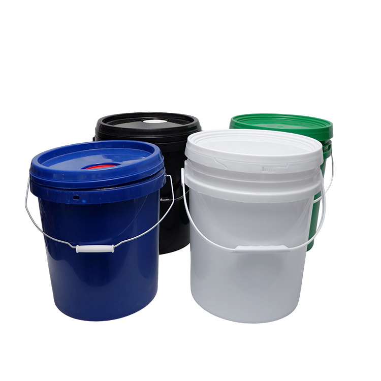 Customized Color Pail Food grade 20L 10 Liter Plastic Buckets Wholesale For Construction