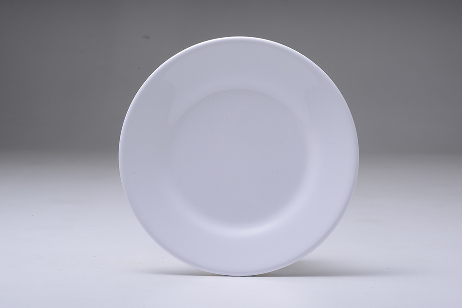 High Quality Melamine Plate White Restaurant Plate for High End Hotel