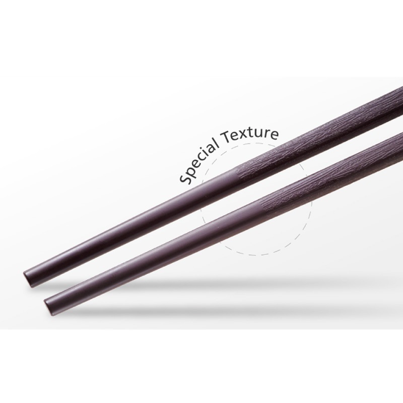 Durable Plastic Black Ivory matted Chinese Melamine Chopsticks For Restaurant Hotel Home