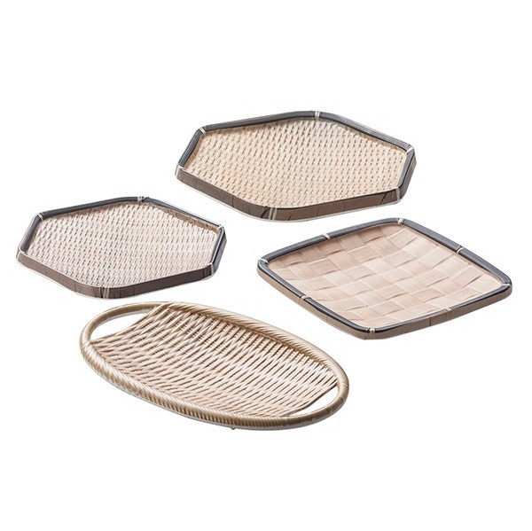 6 inch Melamine  Plate set Creative bamboo shaped Japanese Cuisine Sushi Plate Dish Tableware