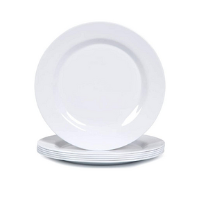 A5 melamine round restaurant dishes charger plates for wedding serving dishes