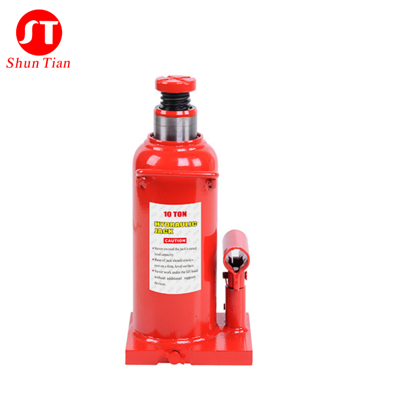 5/6 Ton Hydraulic Welded Bottle Jack With Steel Plate Base Lifting Car Repair Tools High Quality Factory Price