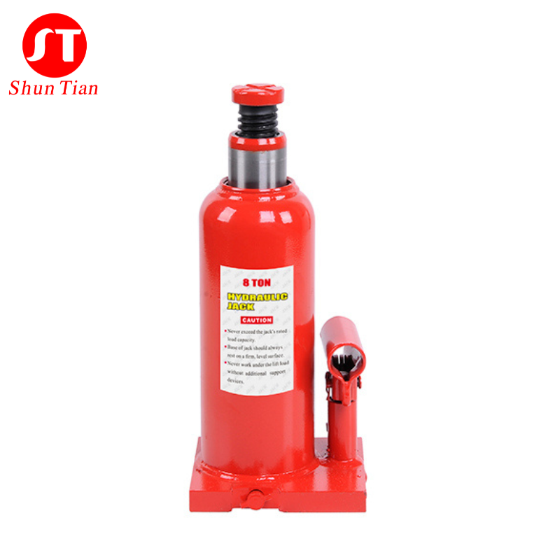 2 Ton Hydraulic Welded Bottle Jack With Steel Plate Base Lifting Car Repair Tools High Quality Welded Bottle Jack