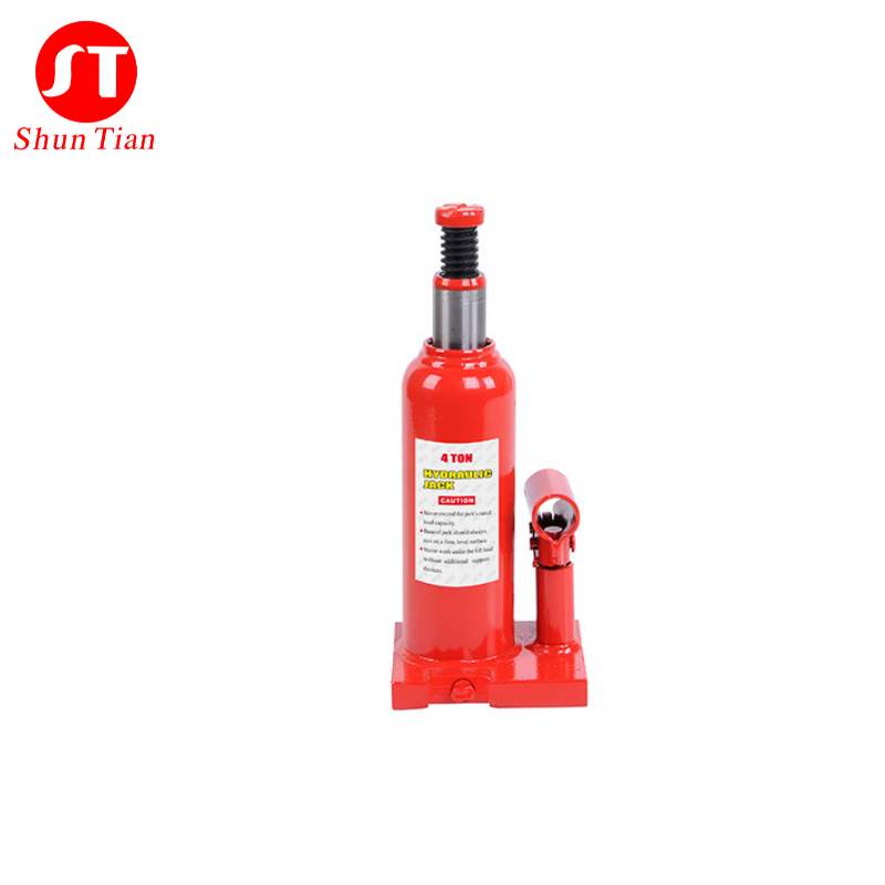 New Arrival 12 Ton Hydraulic Welded Bottle Jack With Steel Plate Base Car Jack Repair Tool High Quality Factory Cheap