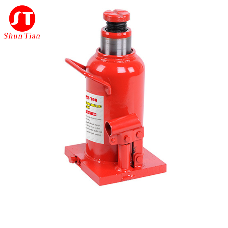 New Arrival 10 Ton Hydraulic Welded Bottle Jack With Steel Plate Base Car Lift Repair Wheels Tools High Quality