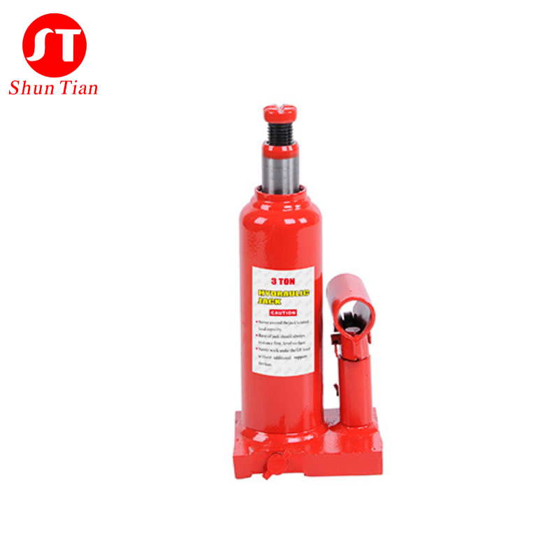 New Arrival 10 Ton Hydraulic Welded Bottle Jack With Steel Plate Base Car Lift Repair Wheels Tools High Quality