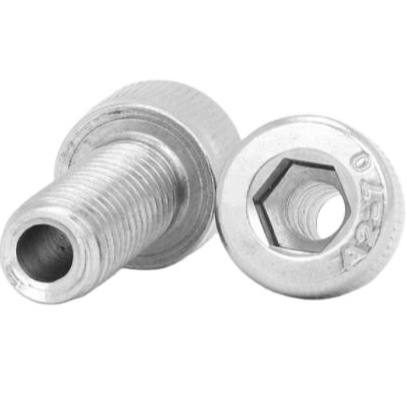 Din912 Hex Socket Head Hollow Vacuum Vented Screw With Hole Stainless Steel Hollow Screws