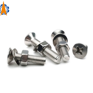 Din 965 Stainless Steel A2  A4 Phillips Flat Head Countersunk Machine Screws With Spring And Plain Washer 18-8