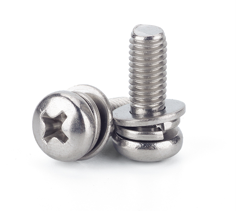 Three Parts Pan Head Combination Sems Machine Screws