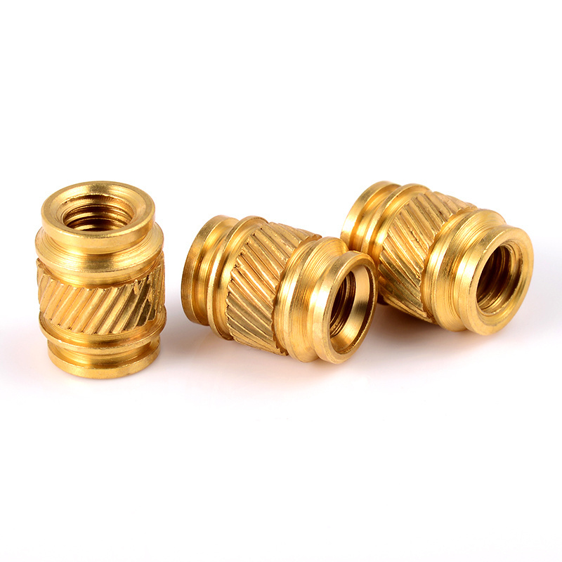 M2 M3 M4 M5 M6 M8 lock plastic Staking rivet smooth copper heat set hex round thread knurled brass screw insert nut