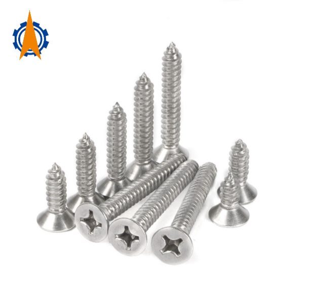 Stainless Steel Cross Recessed Countersunk Head Tapping Screws