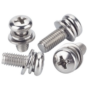 Three Parts Pan Head Combination Sems Machine Screws