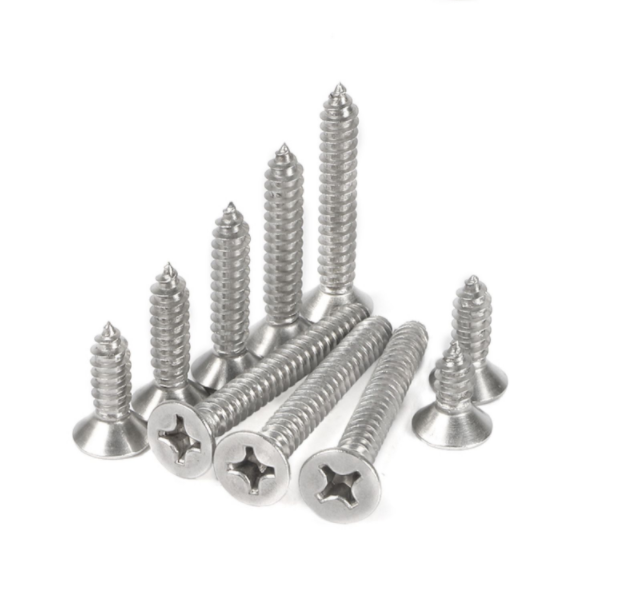 Stainless Steel Cross Recessed Countersunk Head Tapping Screws