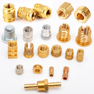 M2 M3 M4 M5 M6 M8 lock plastic Staking rivet smooth copper heat set hex round thread knurled brass screw insert nut