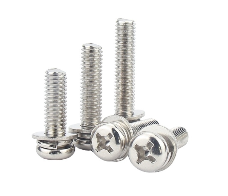 Three Parts Pan Head Combination Sems Machine Screws