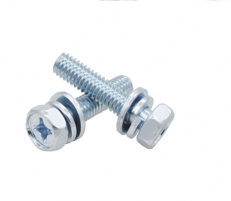 Factory hot sale High Quality Auto parts Home appliance equipment  9mm hex head bolt Zn Plated stainless steel Hex bolts