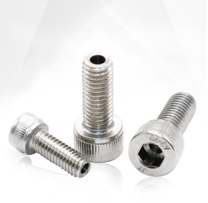 Din912 Hex Socket Head Hollow Vacuum Vented Screw With Hole Stainless Steel Hollow Screws