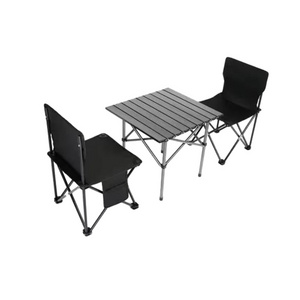 Factory Customization Fold Up Portable BBQ Camping Picnic Table And Chairs Sets