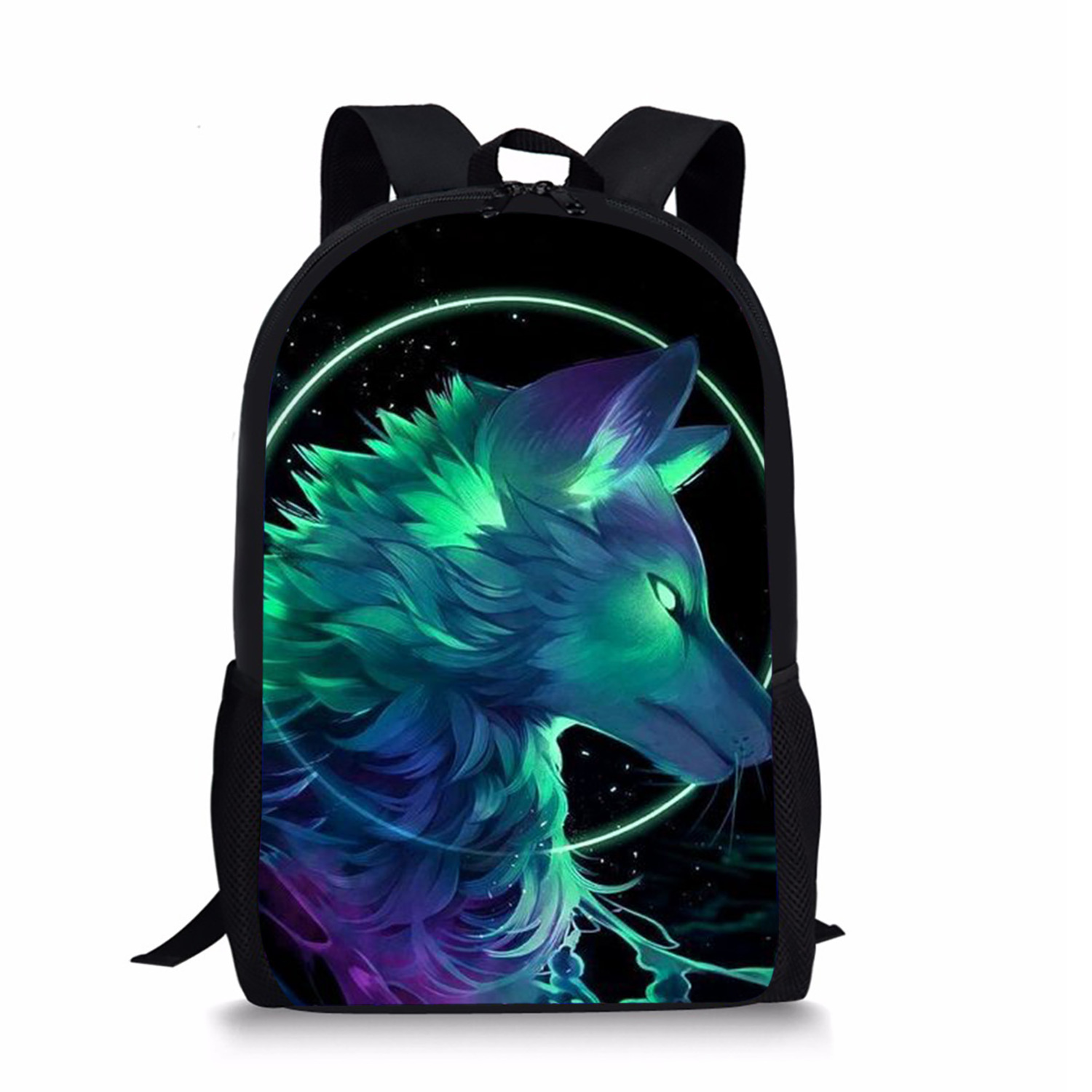 Animals Worf Mochilas Escolares Dog Printed Kids Backpack for Boys School Bags Durable Bookbags Men Laptop College Bags