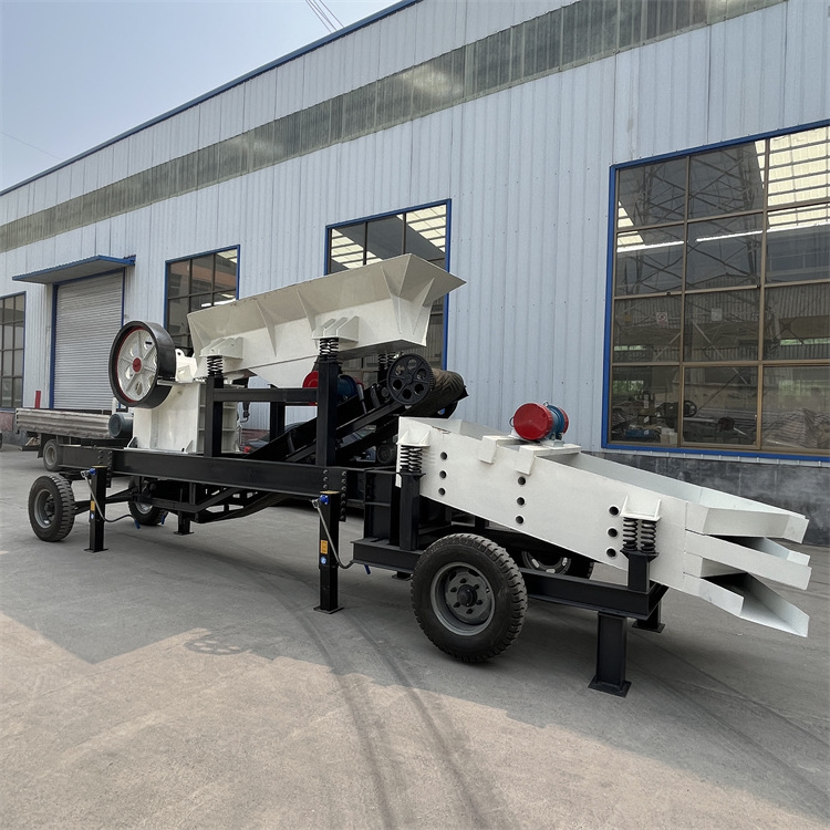 20 Tons Per Hour Mobile Jaw Crusher Rock rusher Eccentric Shaft Small Stone Crusher To Make Gravel