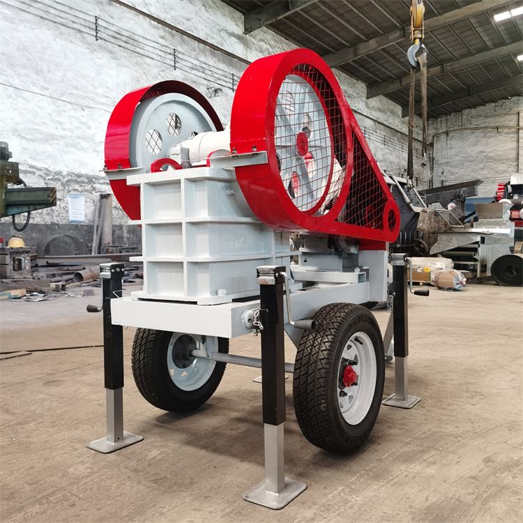 20 Tons Per Hour Mobile Jaw Crusher Rock rusher Eccentric Shaft Small Stone Crusher To Make Gravel