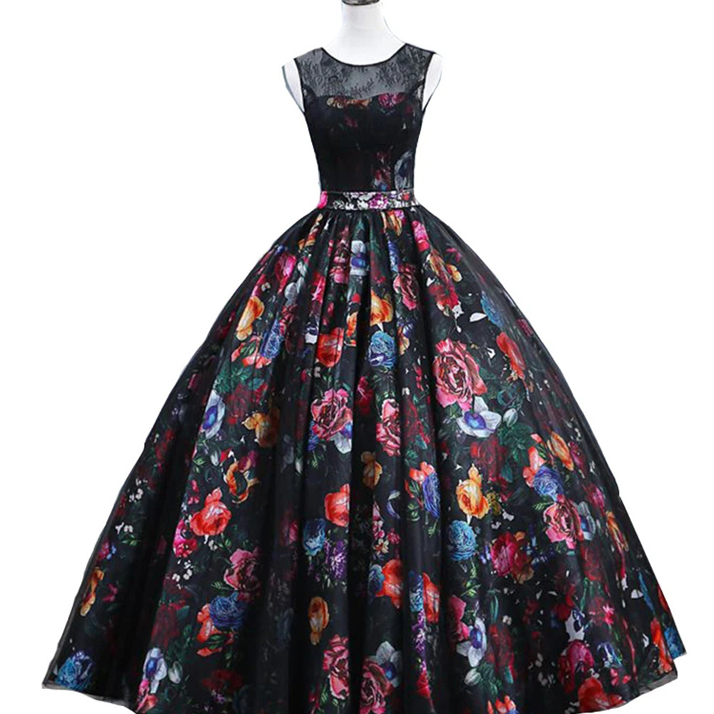 New Arrivals Design Summer Processing Services Women Clothing Luxury Casual Black Princess Wedding Ball Gown Prom Dress