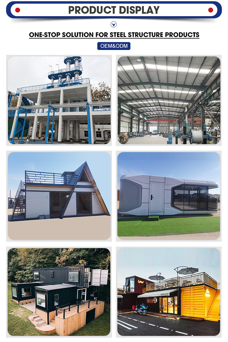 Foldable prefab metal light steel structure frame prefabricated high ...