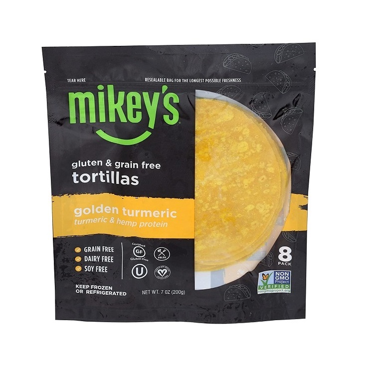 Custom Printed Logo Cheap Zipper Sealed Tortilla Wraps Packaging Food Safe Bread Packaging Mylar Bag