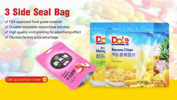 Custom Printed Logo Cheap Zipper Sealed Tortilla Wraps Packaging Food Safe Bread Packaging Mylar Bag