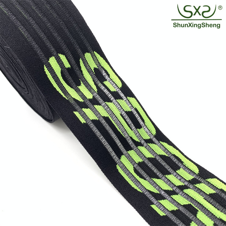 High quality nylon jacquard elastic band sports fitness stretch belt men's panty belt