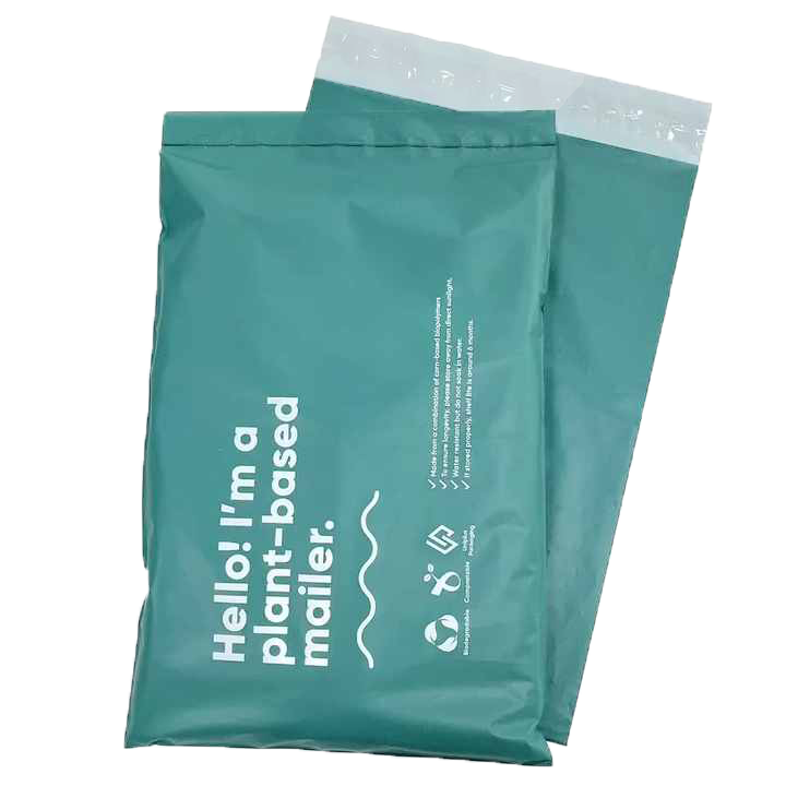 recycled biodegradable amazon black polybag custom biodegradable courier zip poly mailer mailing bags plastic custom polly bags