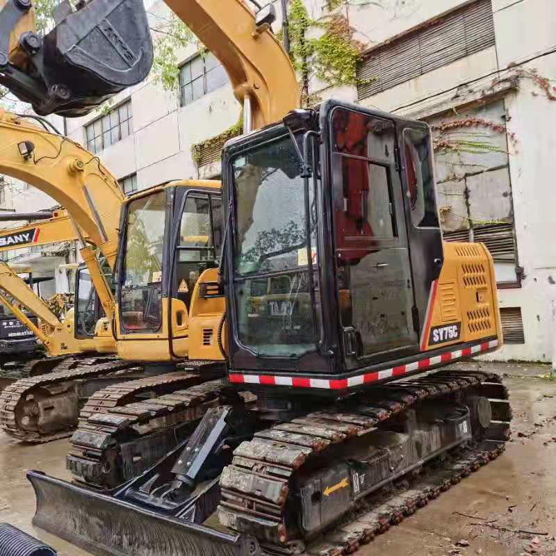 SANY 75 2021Year Used SANY SY75C excavator 7ton Used Second hand excavator SANY SY60C/75C/95C/135C/215C Good condition