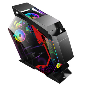 bulk carbon fiber front panel  with power supply cooler deluxe RGB manufacturing for pc gaming case