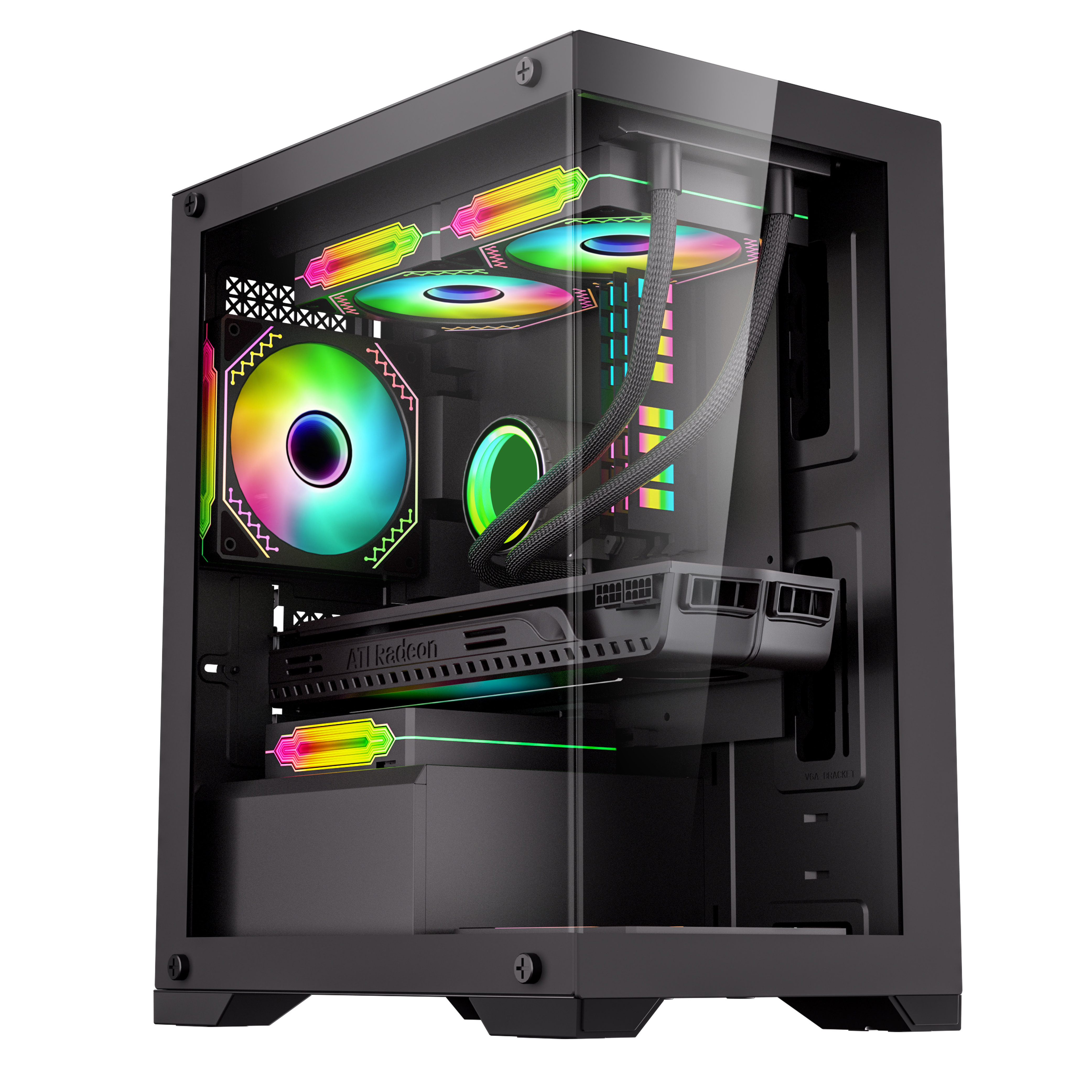 atx casing factory direct China cheap rgb cabinet for pc office computer box cpu cabinet gamer computer case