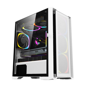 ABS metal mesh front panel Gamer cabinet pc gamer computer cases RGB pc towers gaming case