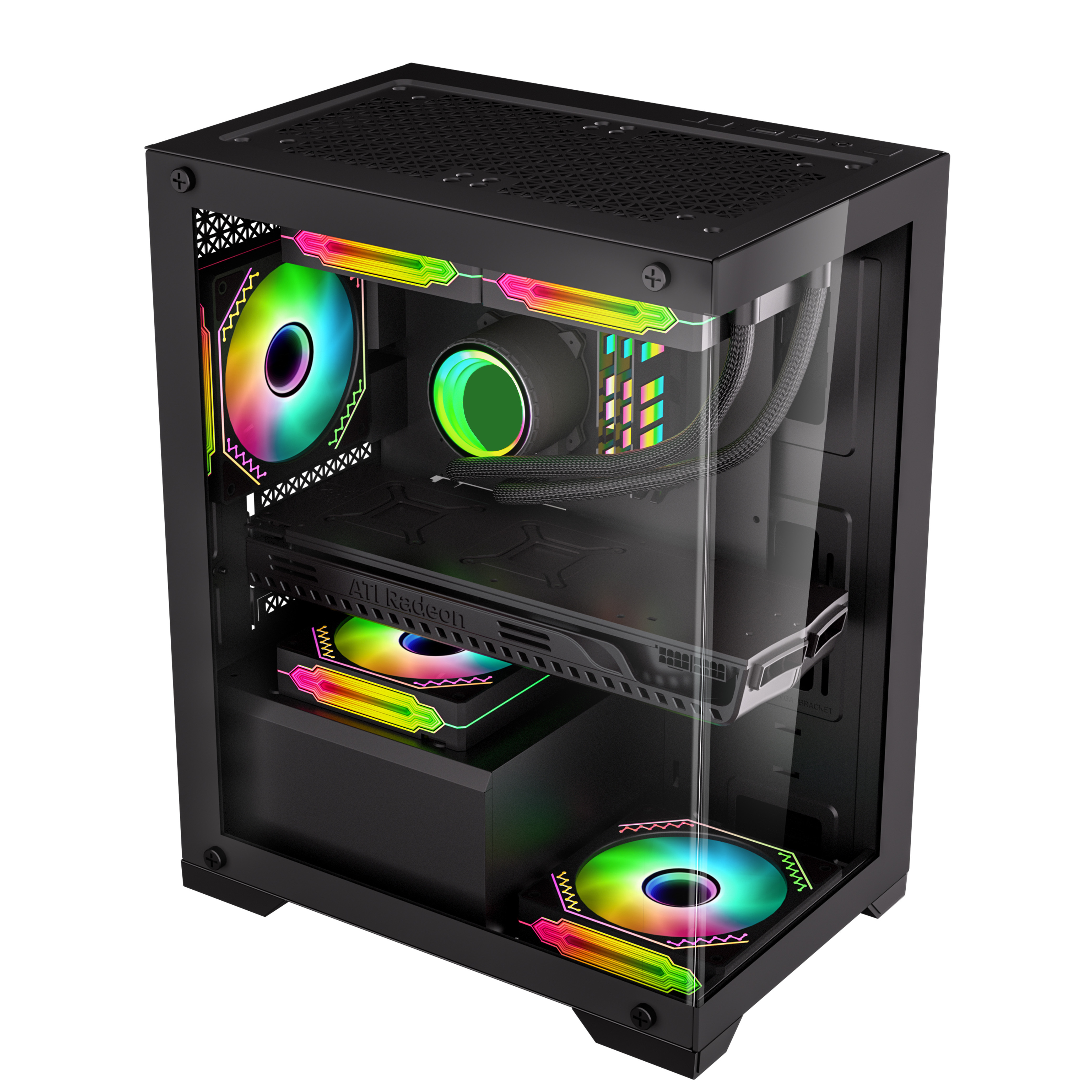 atx casing factory direct China cheap rgb cabinet for pc office computer box cpu cabinet gamer computer case