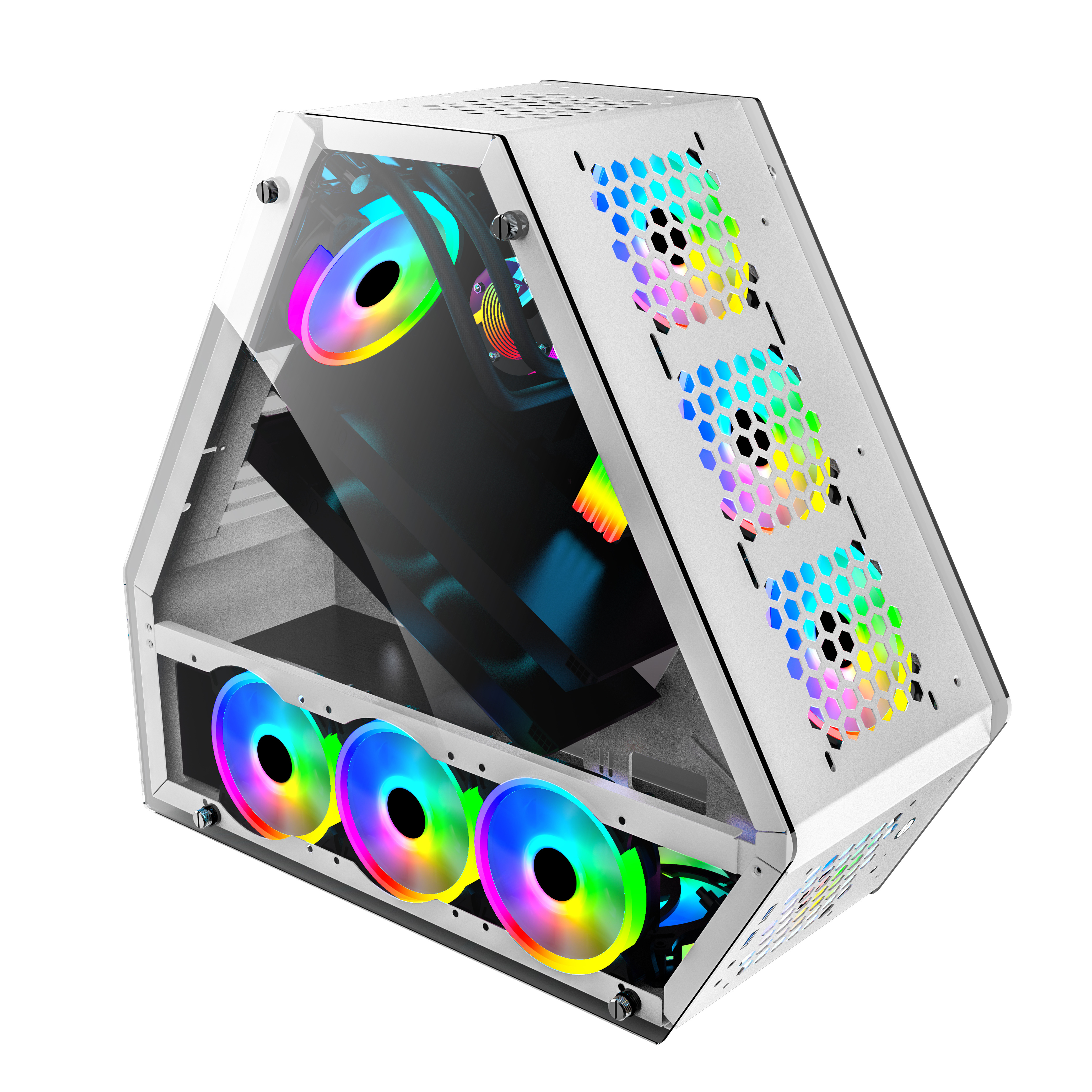 Factory Supply LED Gaming PC CPU Cooling Cooler RGB Fan PC Gamer and other computer Case