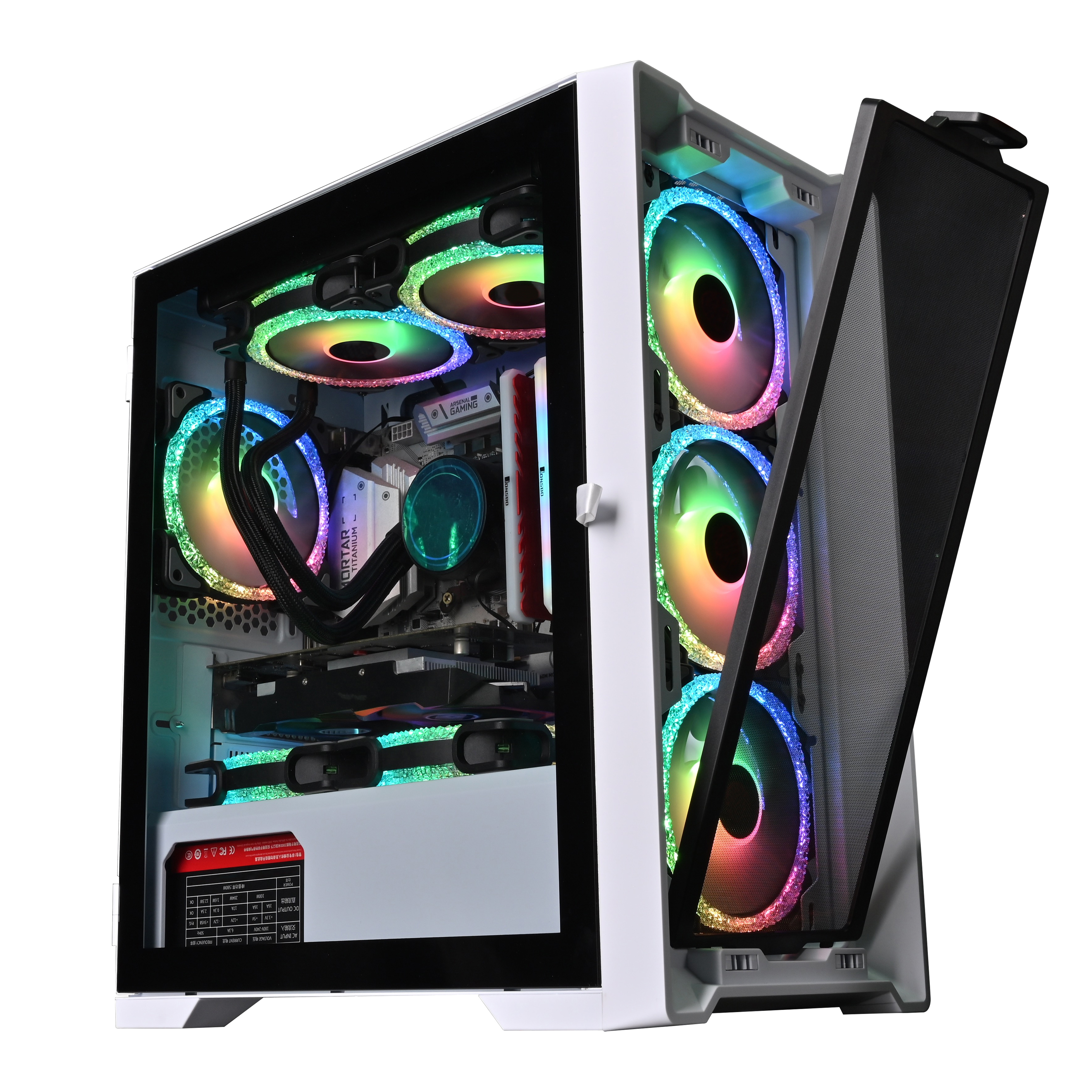 ABS metal mesh front panel Gamer cabinet pc gamer computer cases RGB pc towers gaming case