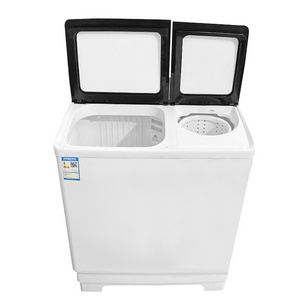 Portable Top-load Washers Electric Manual Semi-automatic Clothes Big Twin Tub Stainless Washing Machines with Dryers