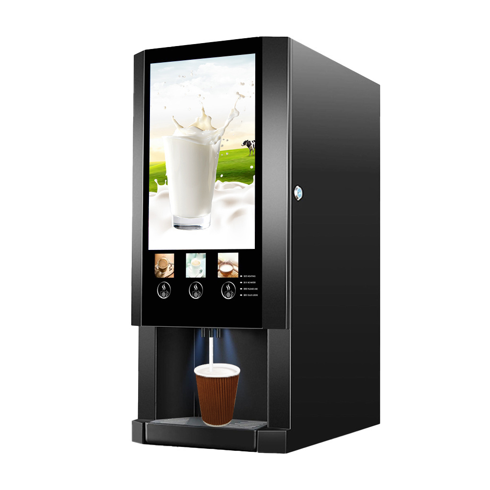 Fully Automatic Hot Public Smart Touch Screen Commercial Electric Espresso Coffee Maker Vending Machine for Business