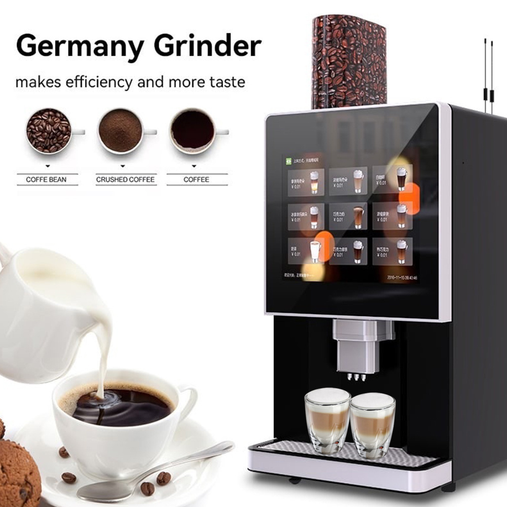 Electric Smart Touch Screen Smart Cafe Fully Automatic Commercial Espresso Coffee Maker Machine