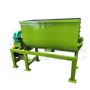 Easy to operation mezcladora de abonos powder mixing machine organic fertilizer horizontal mixer