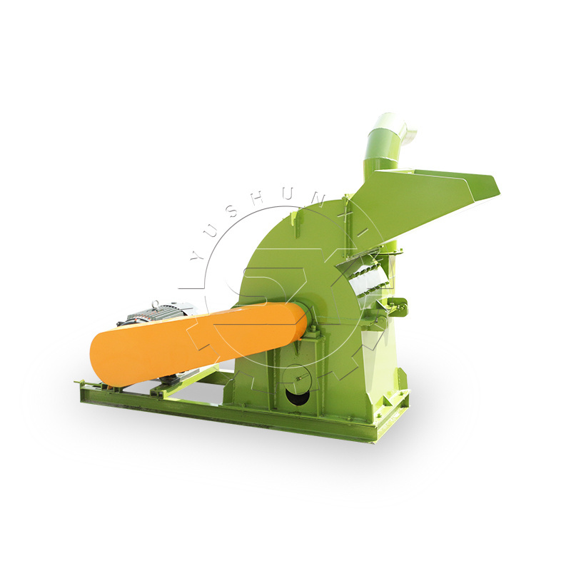 Electric dry wet grass hammer mill / hay cutting for animals feed / grass shredding machine